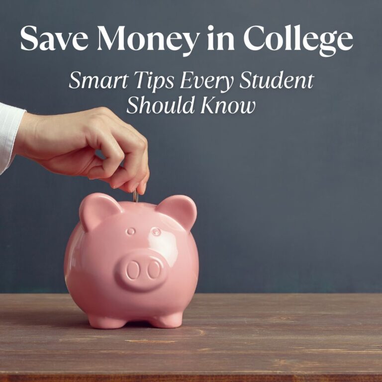 save money in college